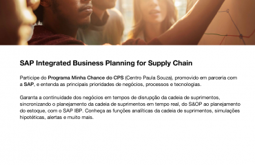 SAP INTEGRATED BUSINESS PLANNING FOR SUPPLY  CHAIN