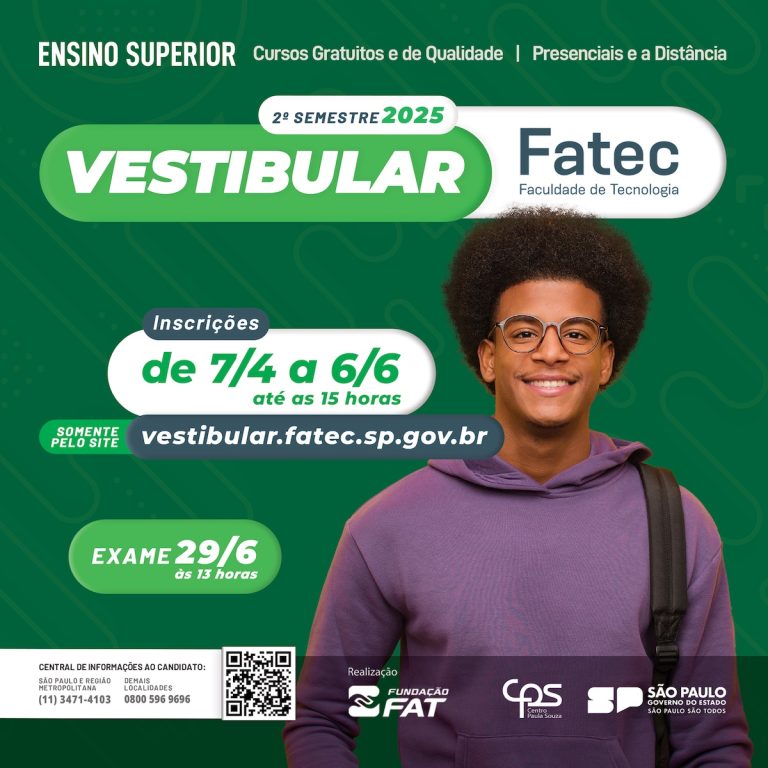 Vestibular Fatec 2025