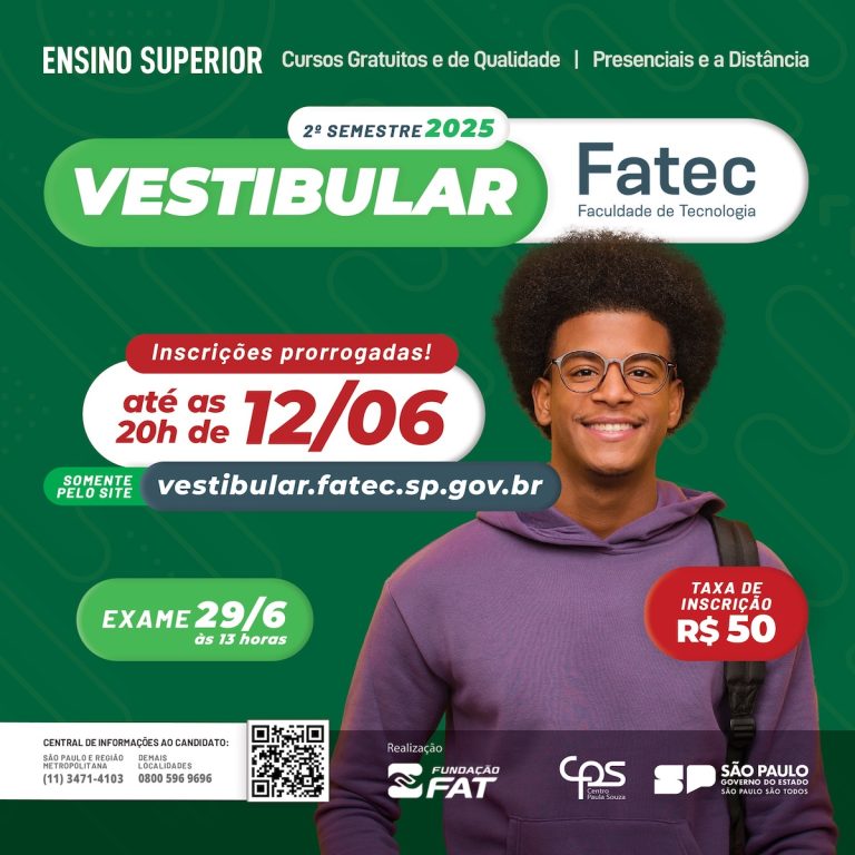 Vestibular Fatec 2025