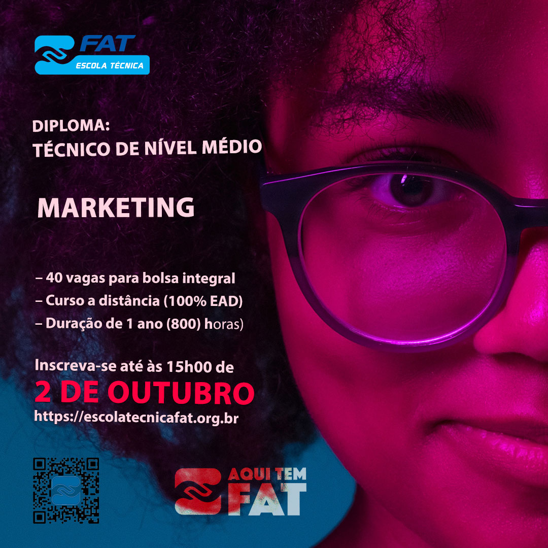 Técnico de nível médio em Marketing